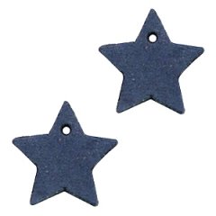 Leren-ster-donkerblauw