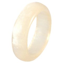 Polaris ring shiny silk beige