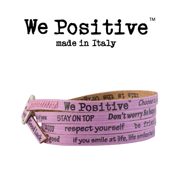We Positive armband Glycine zijnaanzicht
