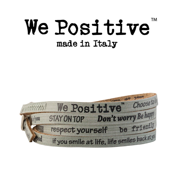 We Positive armband Sage zijaanzicht