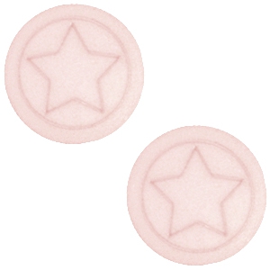 Slider zilver kleur vintage rose ster