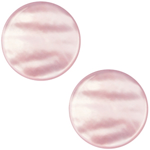 Slider zilver kleur parel antique pink