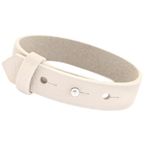 Brede armband kleur orchid white Brede armband kleur orchid white