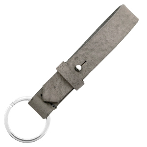 Leren sleutelhanger kleur concret grey Leren sleutelhanger kleur concret grey