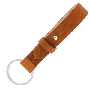 Leren sleutelhanger kleur saddle brown Leren sleutelhanger kleur saddle brown