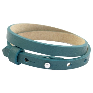 Smalle armband kleur night tide green dubbel Smalle armband kleur night tide green dubbel