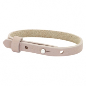 Smalle armband kleur rose taupe Smalle armband kleur rose taupe