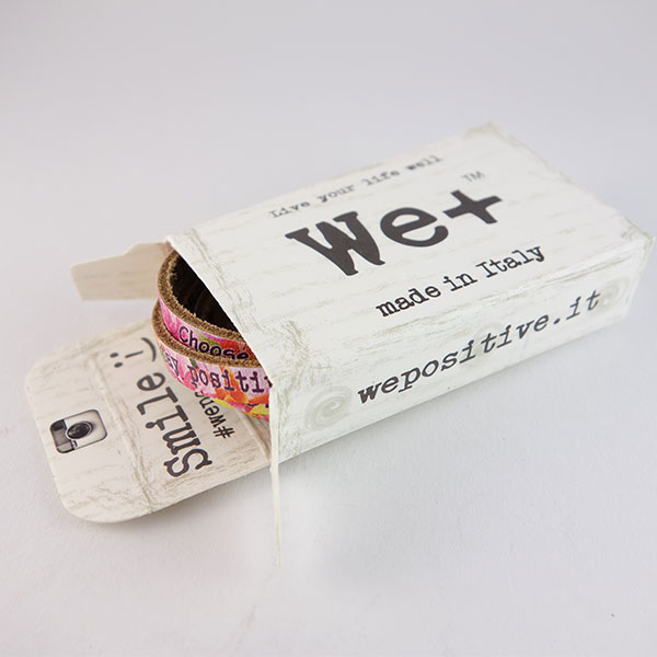 We Positive armband cadeauverpakking