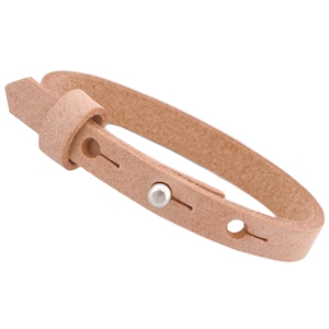 Cuoio armband light smoked cognac brown kids