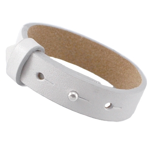 cuoio armband grey violet