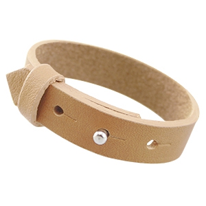 Cuoio armband mustard brown