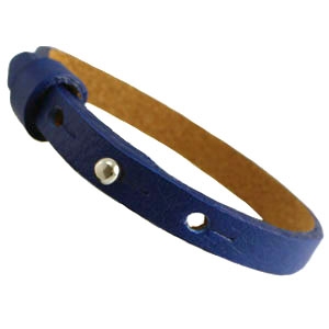Cuoio armband dark blue