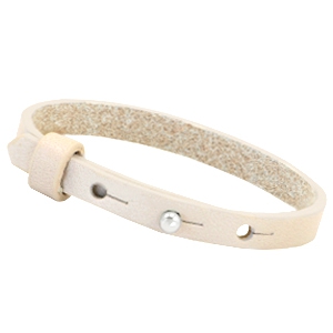 Smalle armband ivory white