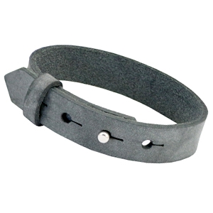 Brede leren armband kleur antracita black extra lang Brede leren armband kleur antracita black extra lang