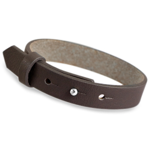 Brede leren armband kleur lava grey extra lang Brede leren armband kleur lava grey extra lang