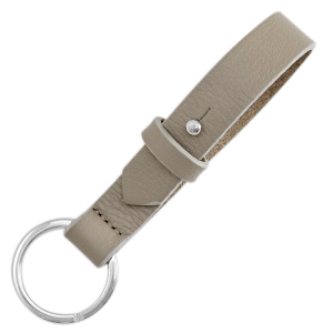 Leren sleutelhanger kleur acacia greige Leren sleutelhanger kleur acacia greige