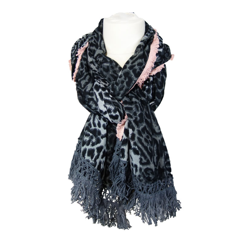 Sjaal luipaardprint