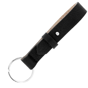 leren sleutelhanger kleur jet black Leren sleutelhanger kleur jet black