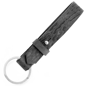 Leren sleutelhanger kleur night sky black Leren sleutelhanger kleur night sky black