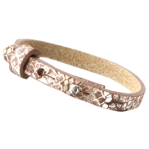 Snake metallic classic brown