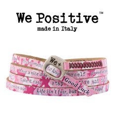 We Positive armband Pink Camouflage