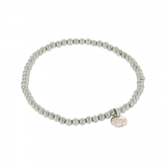 Biba pearl armband kleur cloud grey kralen 3mm