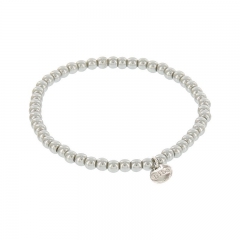 Biba pearl armband kleur cloud grey kralen 4mm