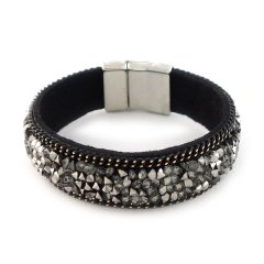 Biba armband pearl shine black