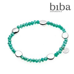 Biba armbandje jade zilver