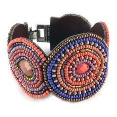 Biba Boho style armband purple