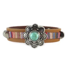 Gypsy style armband flower