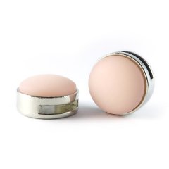 Slider zilver met cabochon rose light matt