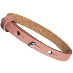 cuoio armband pink blush