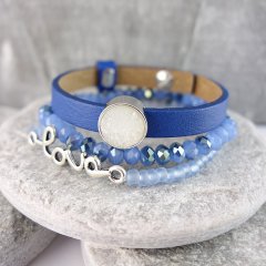 Armband combinatie Blue Love