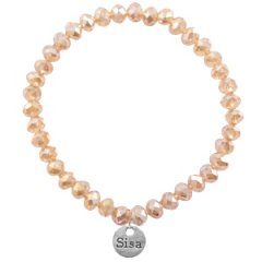 Sisa armband Light topaz diamond